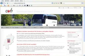 OVH - Omnibusverband Hessen mit SOLVA Content-Management-System Bild: OVH - Omnibusverband Hessen mit SOLVA Content-Management-System