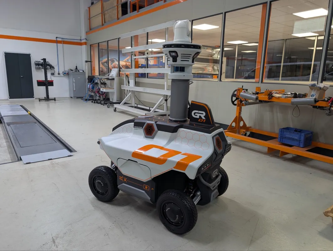 Autonomer, mobiler und modularer Roboter GR-01 (© Generative Robotics)