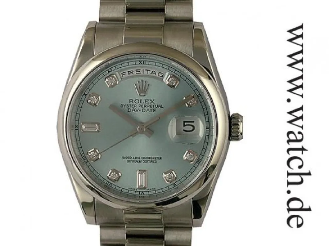 Rolex Day Date 36mm Diamond Platin