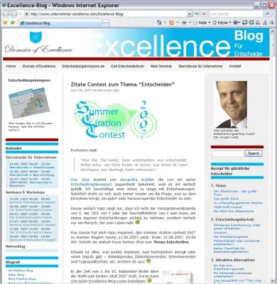 Bild: Relaunch des Excellence-Blog - Von spannender Entscheidungsfindung bis Entscheidungscoaching