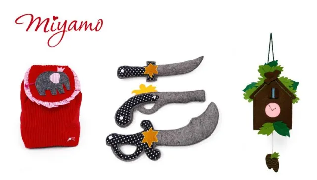 Bild: Miyamo interpretiert Waffen und Kuckucksuhren als Spielzeug
