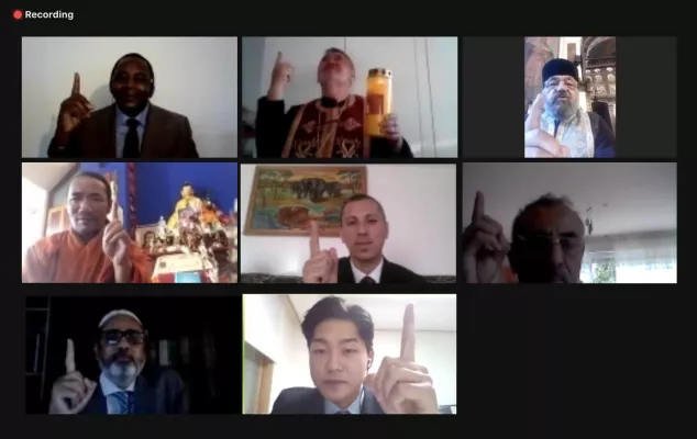Bild: Interreligiöses Online-Gebetstreffen von HWPL - Hoffnungsbotschaft zur Bewältigung von COVID-19