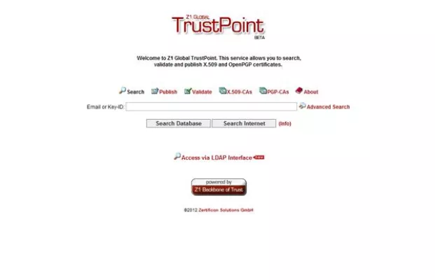 Bild: Z1 Global TrustPoint entwickelt sich zum maßgeblichen Zertifikatsportal im Internet