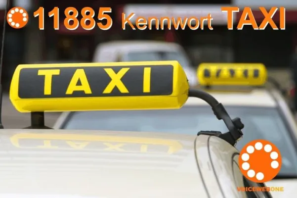 Bild: Bundesweiter Taxi Dienst via 11885 Kennwort Taxi