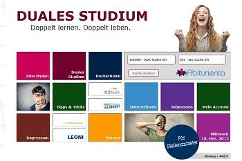 Bild: Der Relaunch – Duales Studium und Abiturienta jetzt in neuem Design