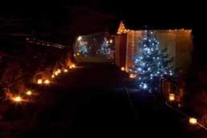 Bild: Erster Unter-Tage-Weihnachtsmarkt im Teutoburger Wald