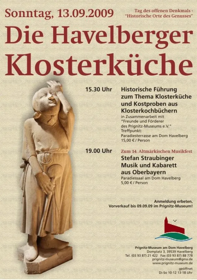 historische Führung „Die Havelberger Klosterküche“ am 13.09.09