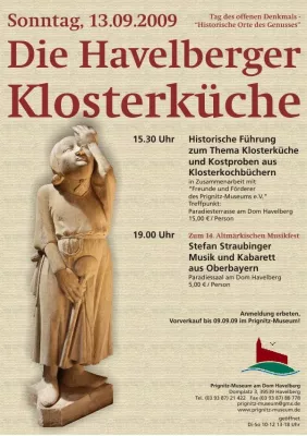 Bild: Historische Orte des Genusses - Die Havelberger Klosterküche - Historische Führung am 13.09.09