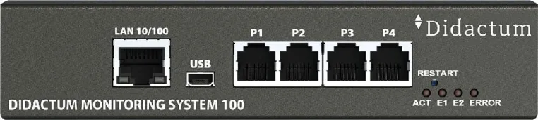 Bild: IP-Thermometer mit Alarmfunktion vom Hersteller Didactum