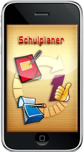Bild: iPhone Applikation Schulplaner - Stundenplan, Notenübersicht, Klausur- und Hausaufgabenplaner in einer App