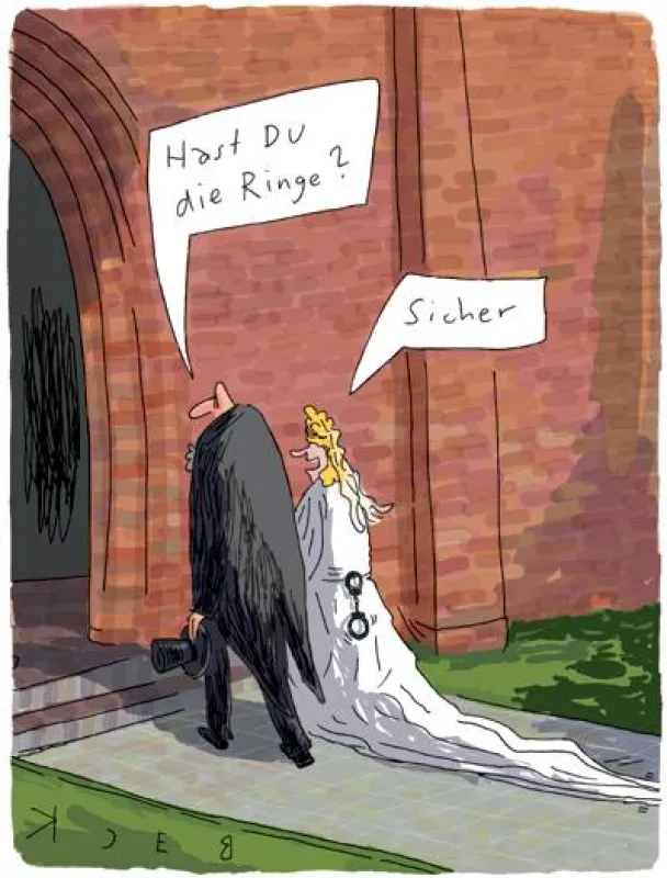 Ein Favorit für den Publikumspreis - dieser Cartoon von BECK