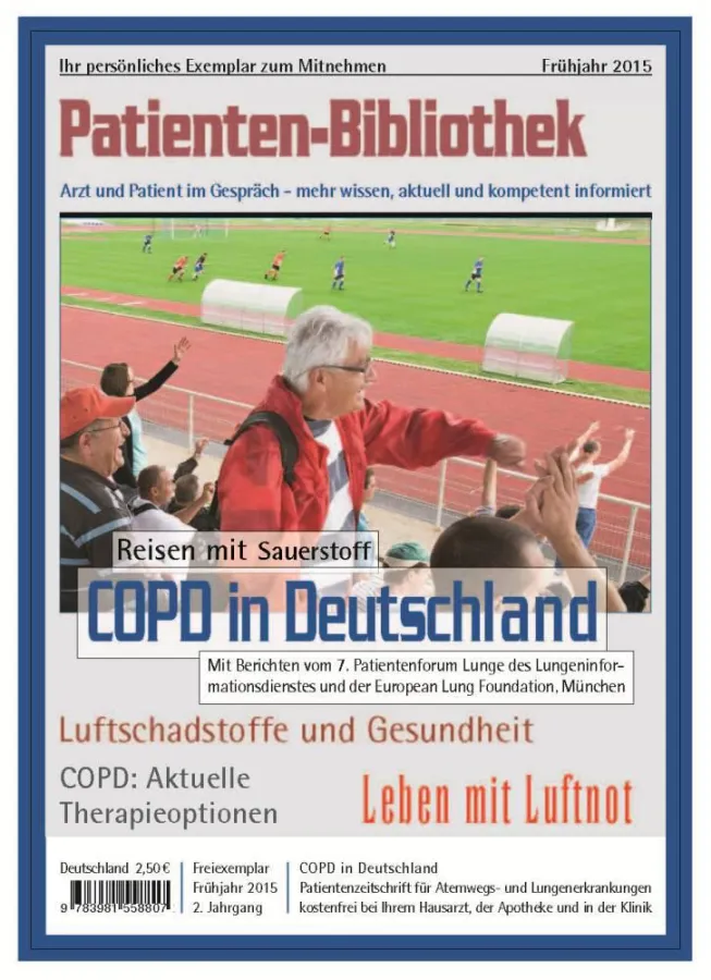 Cover Patientenzeitschrift COPD in Deutschland I/2015