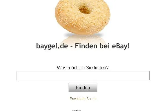 Baygel.de: Superschnelle Suchmaschine für eBay Bild: Baygel.de: Superschnelle Suchmaschine für eBay