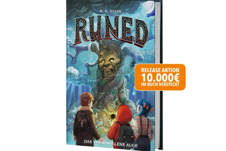 Bild: Autor R.R. Stein versteckt 10.000€-Schatz im Buch “RUNED - Das verschollene Auge”