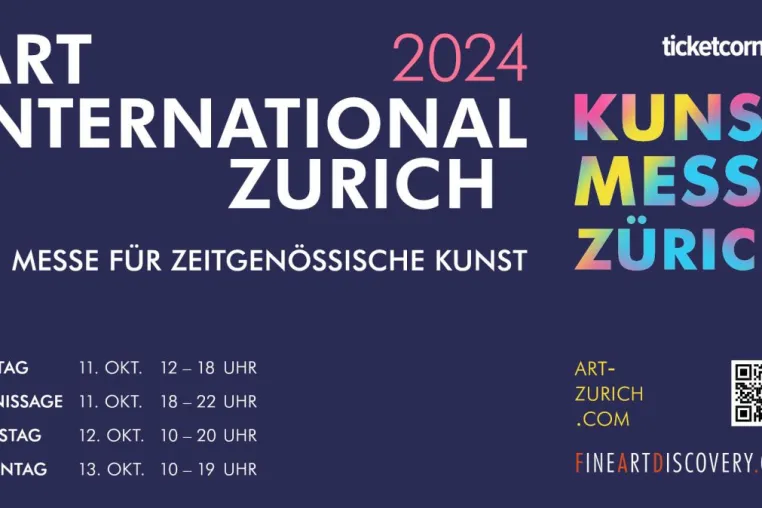 Bild: Kunstmarkt und Kunstvermittlung auf der 26. Kunstmesse ART INTERNATIONAL ZURICH