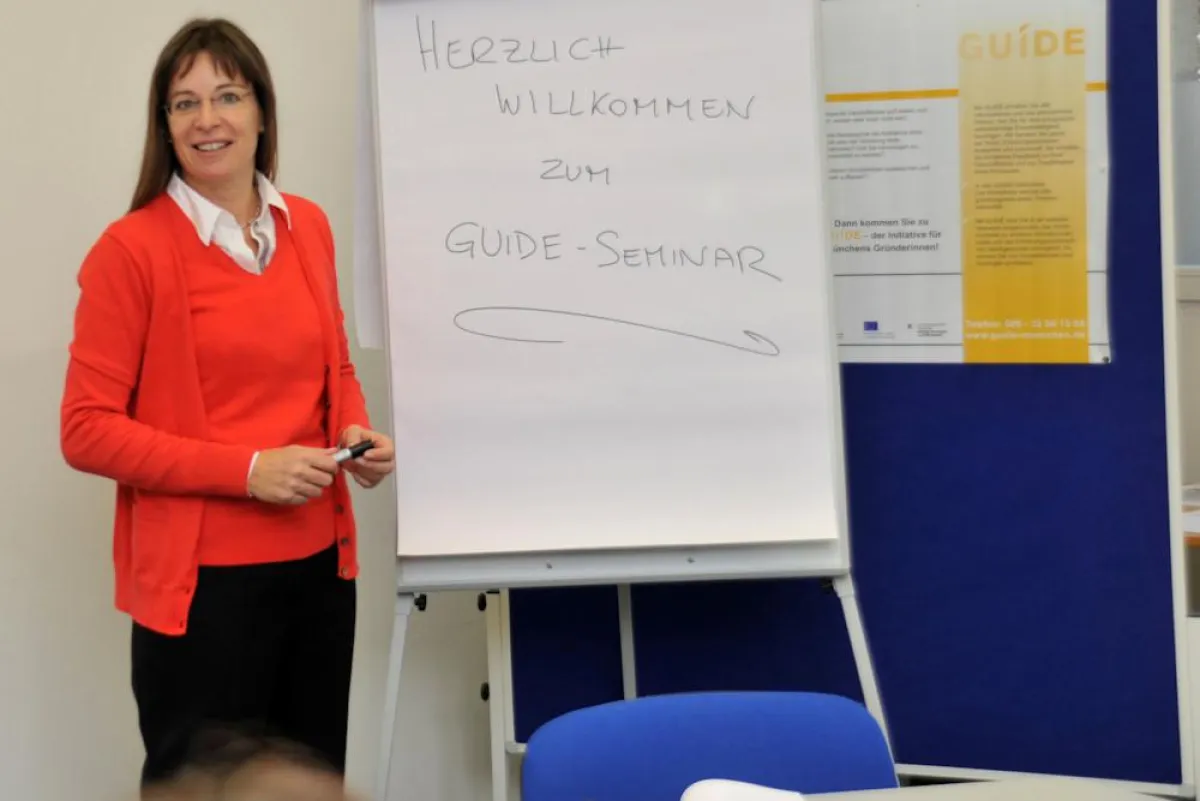 Steuerberaterin Petra Söllner beim GUIDE-Seminar