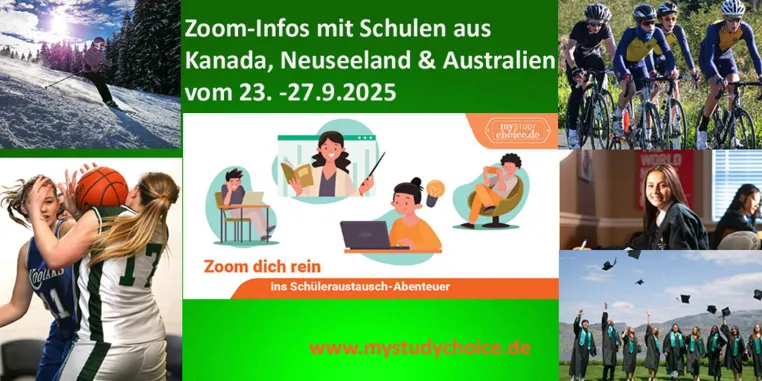 Bild: Traumziele fürs Highschool Year finden: Schulen aus Kanada und Down Under präsentieren live & online ab 23.9. 