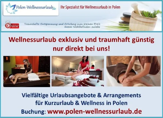 Bild: Kurzurlaub zum Entspannen und Auftanken: Erstklassige & günstige Wellnessangebote bei Polen-Wellnessurlaub.de