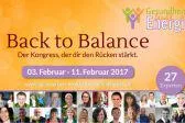 Bild: Gesundheit-lenkt-Energie-Kongress "Back to Balance" Gratis und online vom 03.-11.02.2017