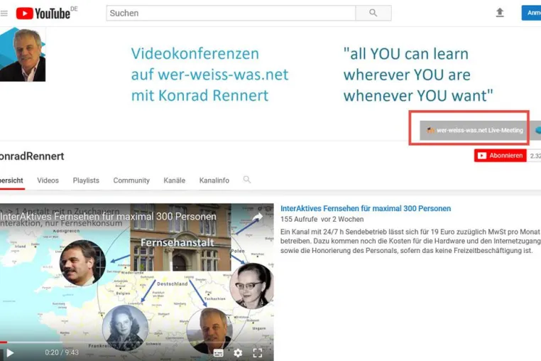 Bild: Live-Kurse per Videokonferenz
