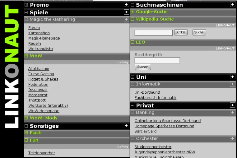 Bild: Favoriten sind out. Jetzt gibt's LINKONAUT