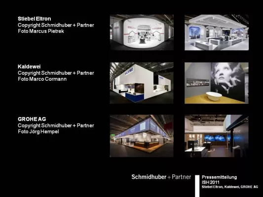 Bild: Schmidhuber+Partner - 3 x Markenpräsenz und gesamte Messeinszenierung