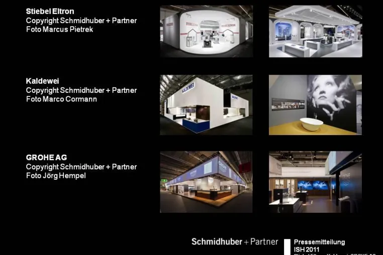 Schmidhuber+Partner - 3 x Markenpräsenz und gesamte Messeinszenierung Bild: Schmidhuber+Partner - 3 x Markenpräsenz und gesamte Messeinszenierung