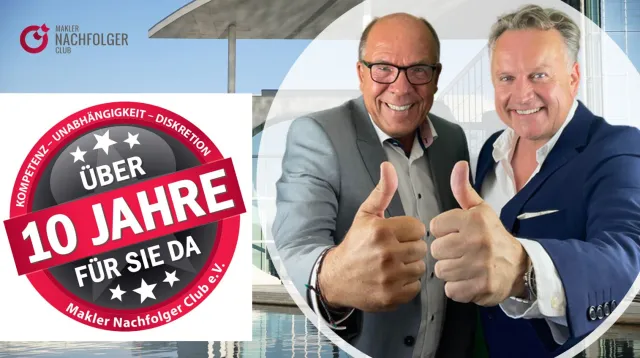 Bild: 1o Jahre Makler Nachfolge und Verkauf von Maklerbeständen