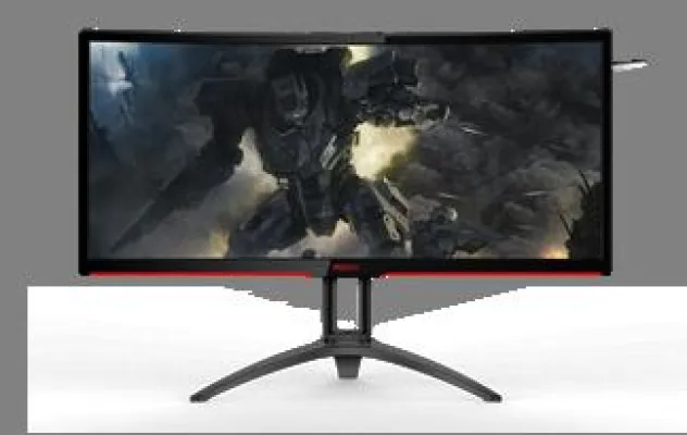 Bild: Neuer Curved-Monitor von AOC aus der AGON-Serie auf der IEM Katowice 2018
