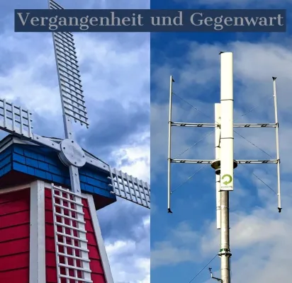 Bild: Die neue ECOROTE – 9,8 kW Kleinwindanlage überzeugt durch sehr gute Leistungen