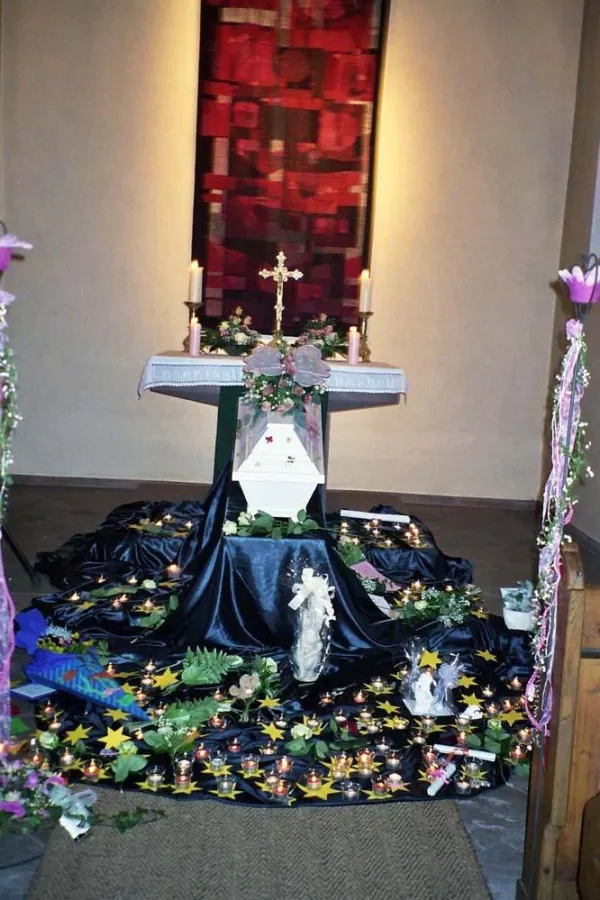 Abschiedsfeier für Lara in der evangelischen Kirche Großenlüder