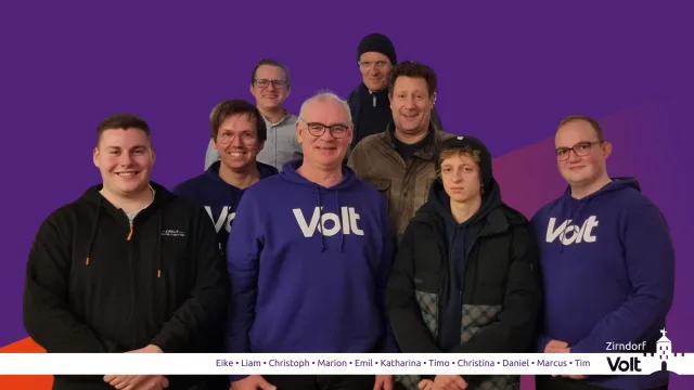 Bild: Volt kommt mit Ausdauer ins Ziel und bringt über 200 Unterschriften für Zirndorf zusammen