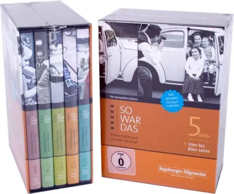 MK DiscPress GmbH fertigt für die Augsburger Allgemeine DVD-Reihe “SO WAR DAS” Bild: MK DiscPress GmbH fertigt für die Augsburger Allgemeine DVD-Reihe “SO WAR DAS”