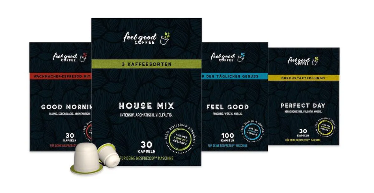 Feel Good Coffee geht mit 4 Produkten an den Start.