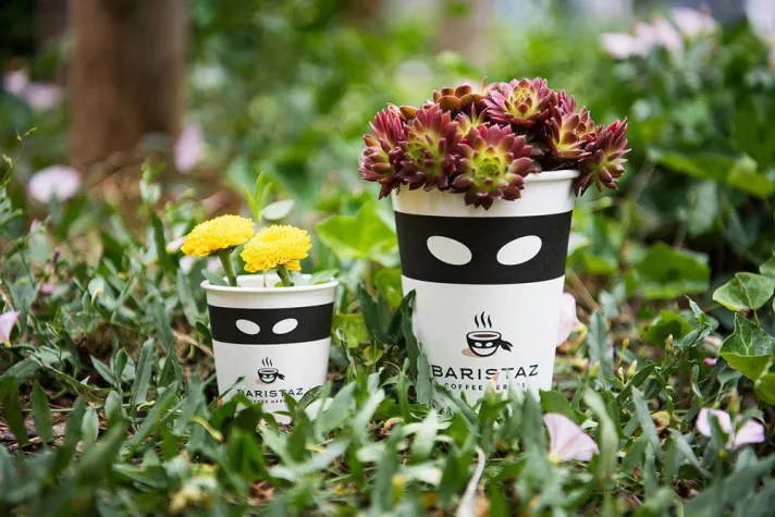 Bild: Der neue Baristaz-Becher: Kaffee genießen und die Umwelt entlasten