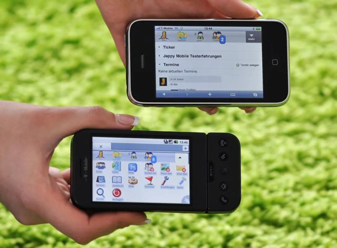 Das mobile Portal m.jappy.de ist eine ergonomische und schnelle Plattform mit allen Funktionalitäten von Jappy.de. Sie ist für alle Smartphones geeignet; für iPhones wurde sie optimiert.
