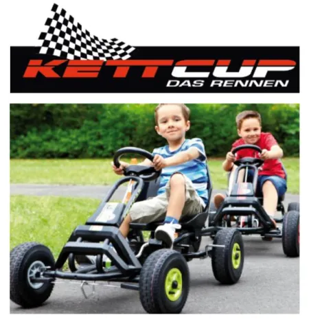 Bild: GONGOLL UND KETTLER LADEN AM SAMSTAG, DEM 12.04.2014 ZUM GROSSEN KETTCAR RENNEN EIN