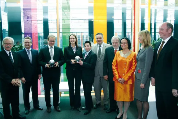 Bild: Kompetenzpreis Baden-Württemberg 2011 für Ernst Prost und die Wilhelm Layher GmbH & Co. KG