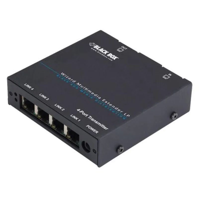 Black-Box.de stellt Wizard Multimedia Extender LP jetzt auch als 4-Port-Version vor