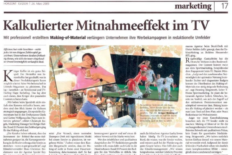 Bild: „Krüger hat geschafft, was in dieser Produktkategorie kaum möglich scheint“