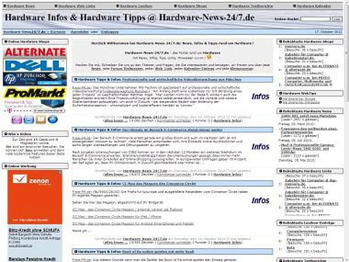 Hardware-News-247.de Screenshot