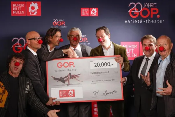 Bild: GOP Varieté-Theater unterstützen HUMOR HILFT HEILEN