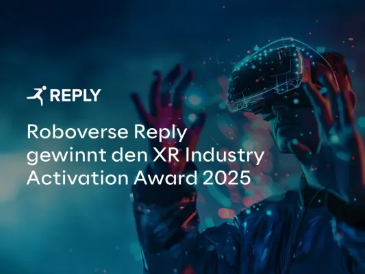Bild: Roboverse Reply gewinnt den XR Industry Activation Award 2025