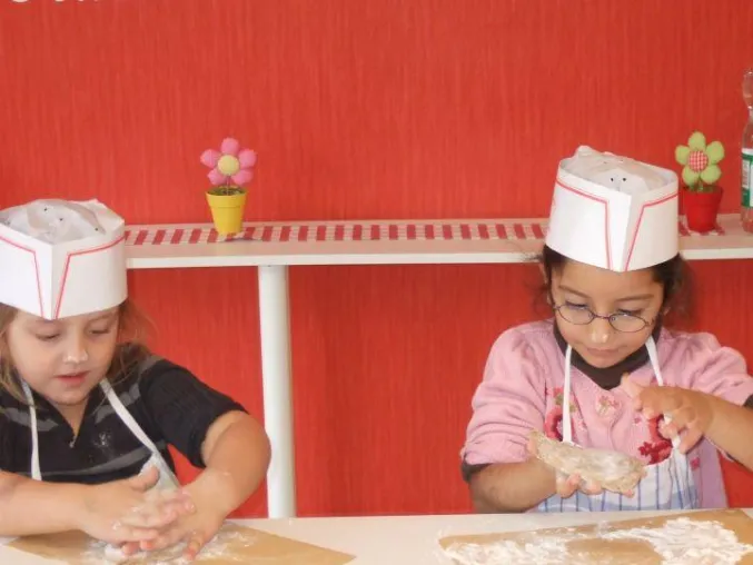 Bild: Pizza backen mit allen Sinnen für Kita-Kids