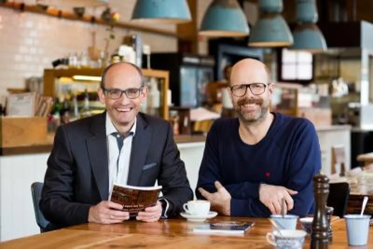 Daniel Simon (Country Manager, OpenTable) und Patrick Rüther (Tellerrand Consulting, Hamburg)