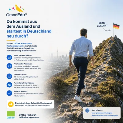 Bild: Beruflicher Neustart in Deutschland: Mit DATEV-Kompetenzen neue Perspektiven im Rechnungswesen schaffen