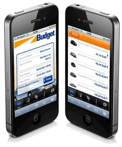 Bild: Budget erhält eigene mobile Website