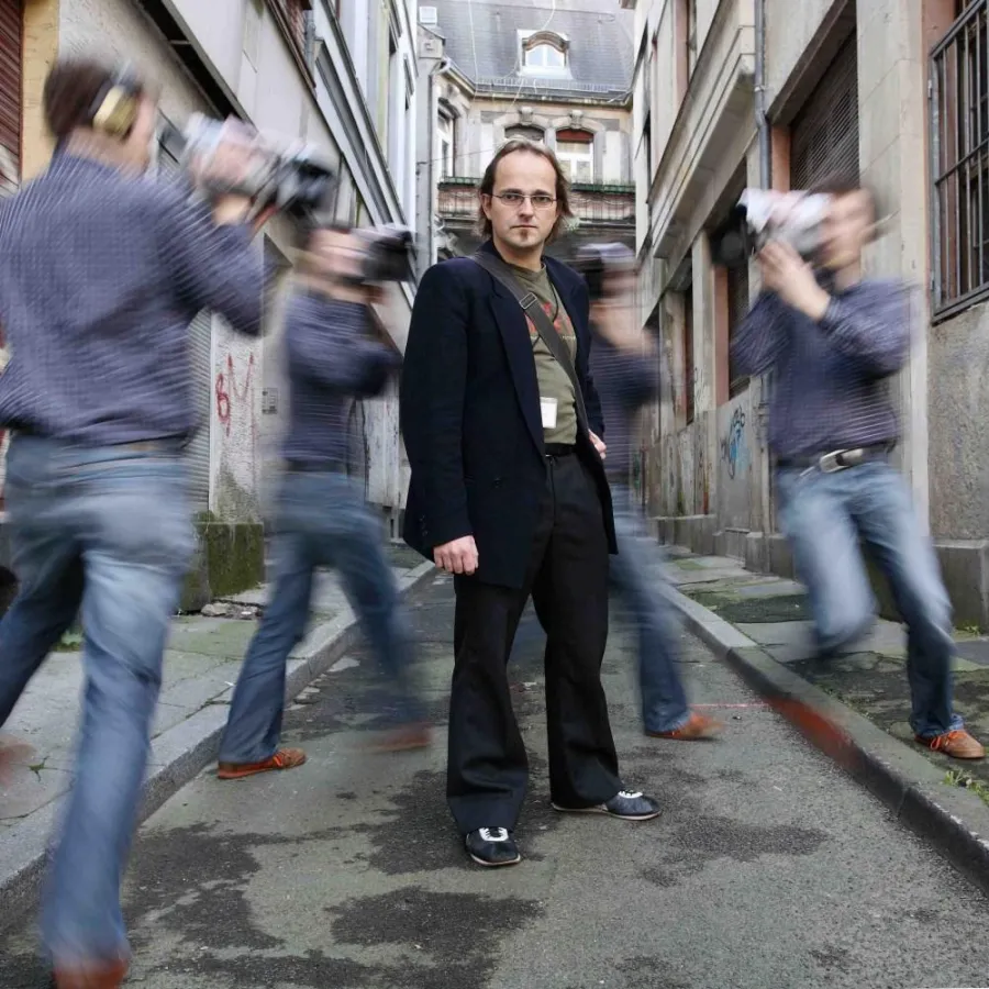 Auf der Suche nach dem wahren Leben in Deutschland: Buschka und Kameramann Jan Vogel