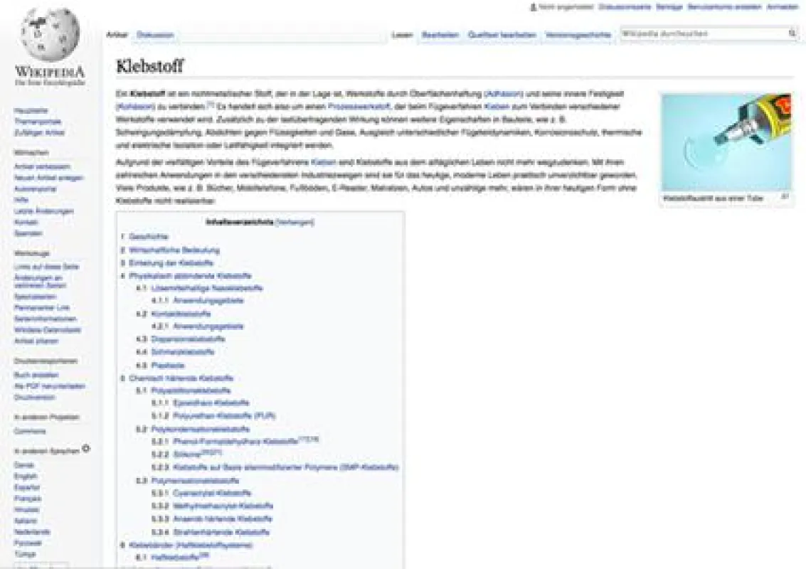 Wikipedia-Artikel