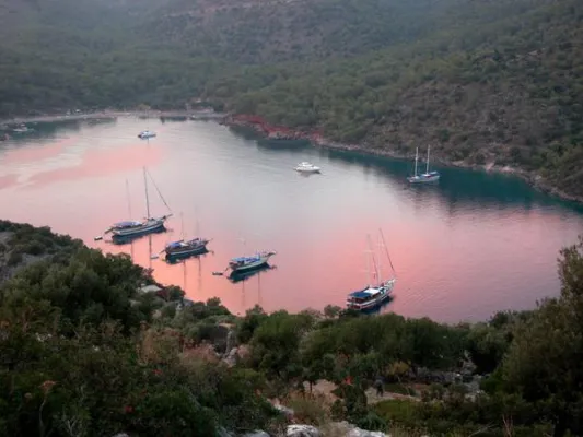 Bild: Segeln in der türkischen Ägäis - Blaue Reise entlang der Lykischen Küste auf einem Gület